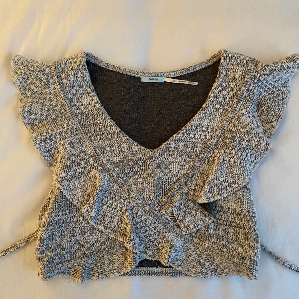 Kimchi Blue (Urban Outfitters) Ruffled, Crop Top